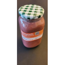 Mermelada pura de fresa con un toque de stevia  -  500 grms