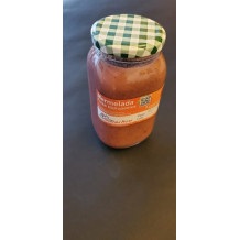 Mermelada pura de fresa con un toque de stevia  -  500 grms
