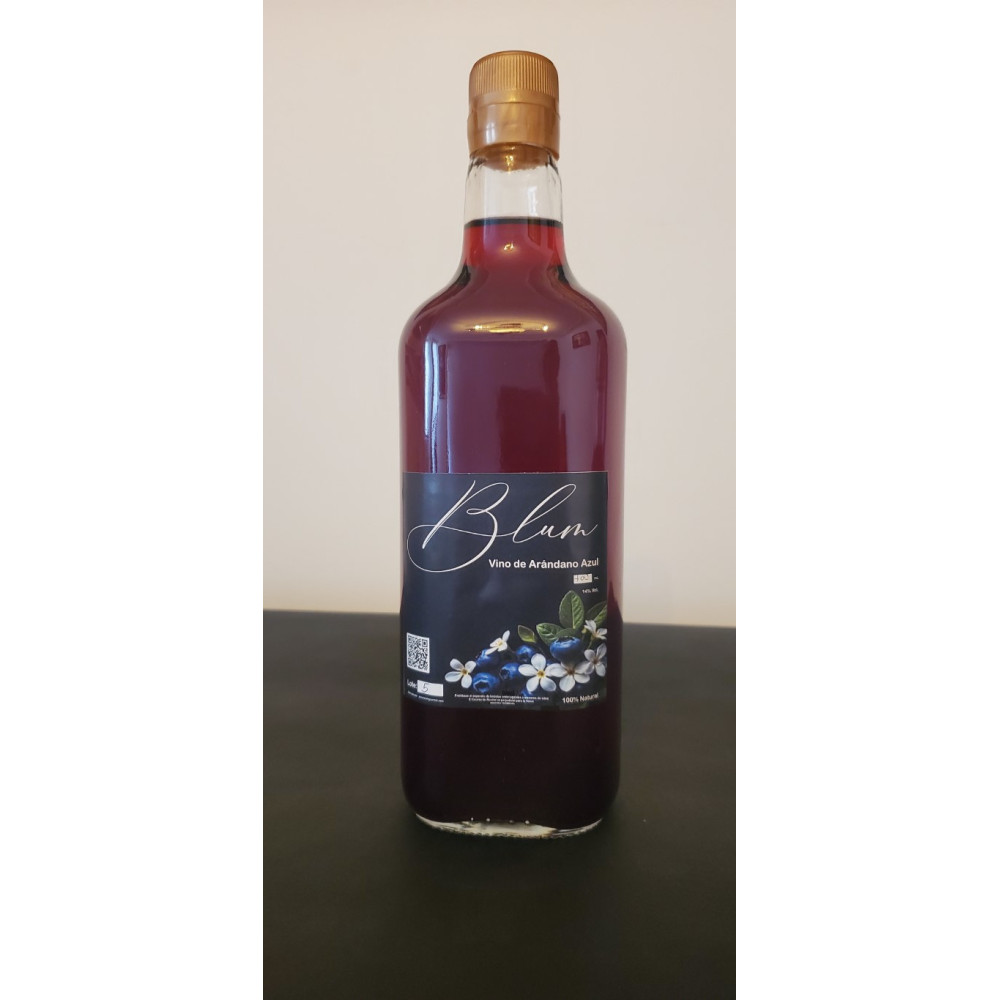Vino de Arándano - artesanal - Botella 750cc